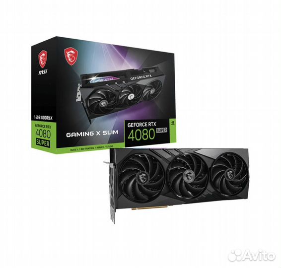 Видеокарта Msi Rtx 4080 Super Gaming X Slim