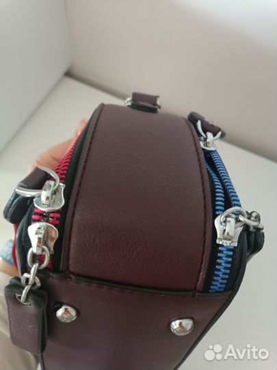 Сумка женская кроссбоди сливовая