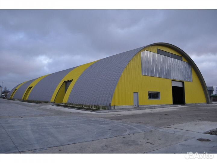Быстровозводимые ангары из сэндвич панелей
