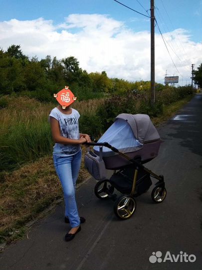 Коляска 2 в 1 adamex reggio