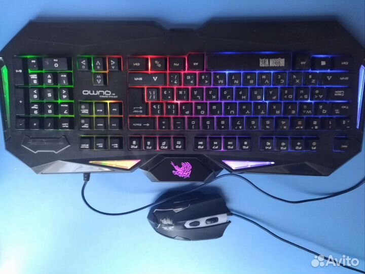 Мембранная клавиатура+мышка