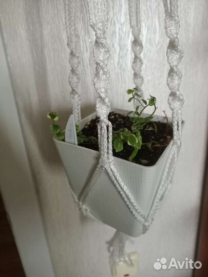 Подвес для цветов макраме