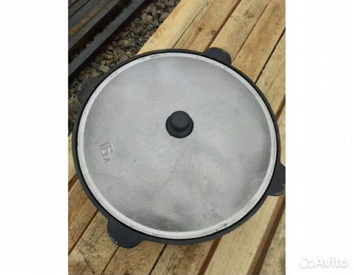 Казан чугунный 16 литров