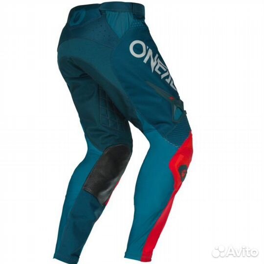 Мотоштаны Oneal Hardware-haze-V-22-pants blue-red