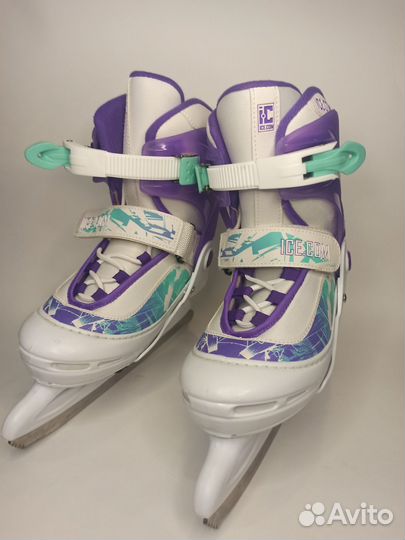 Коньки детские раздвижные 34 37