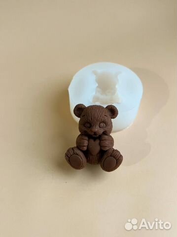 Силиконовая форма мишка зайка для шоколада