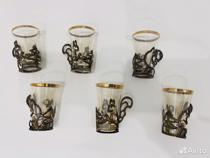 Набор стопок новогодний СССР