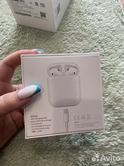 Беспроводные наушники apple airpods оригинал