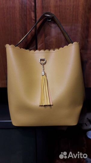 Сумка женская желтая