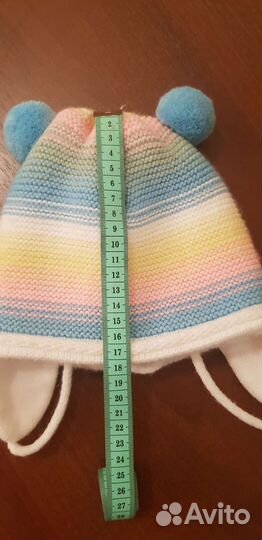 Шапка зимняя для девочки 48 50