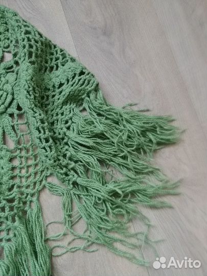 Большой вязаный платок новый