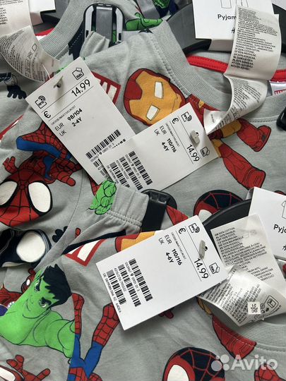 Летний костюм на мальчика Marvel H&M