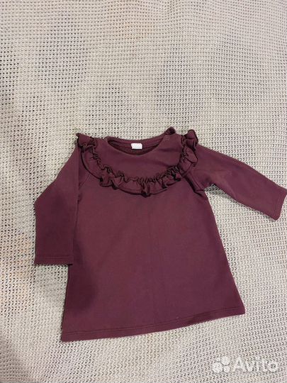 Продам платья, джинсы, кофты на девочку 74