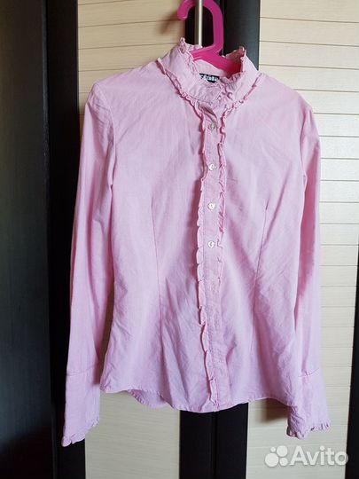 Блузка, рубашка школьная, р.134-146