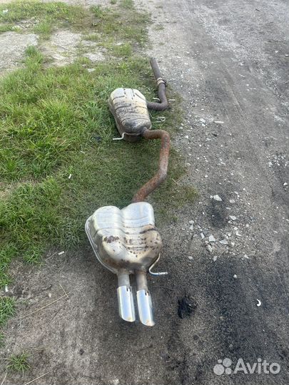 Skoda octavia a5 глушитель резонатор