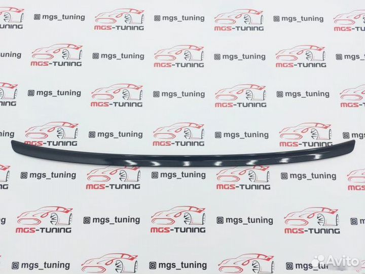 Спойлер BMW 3 Series E46 (Купе) M3 Style чёрный