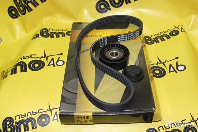 Ремень генератора 1118 Калина + ролик(к-т) andycar