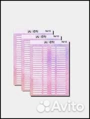 Наклейки на палитру гель лака в блокноте