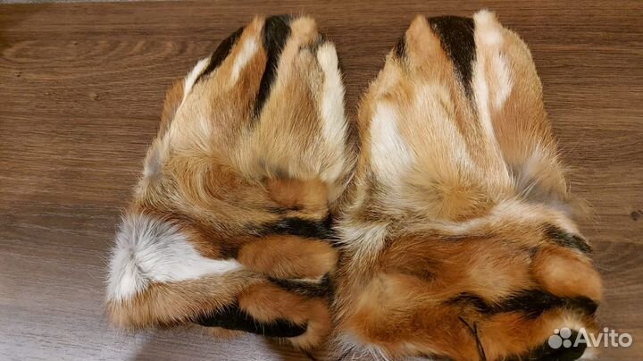 Лисьи варежки