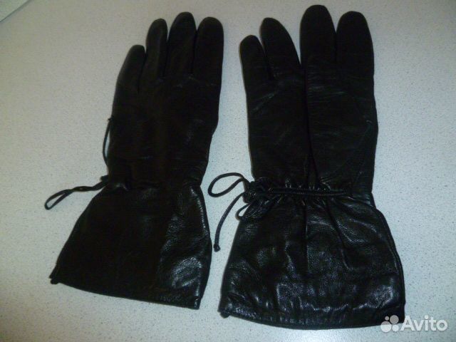 Перчатки женские кожаные