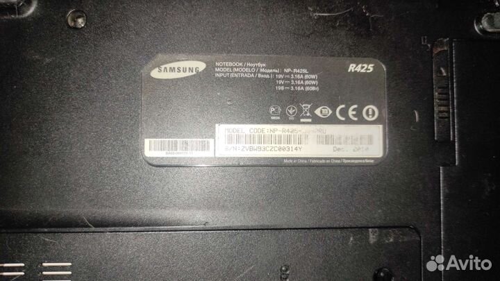 Ноутбук samsung r425