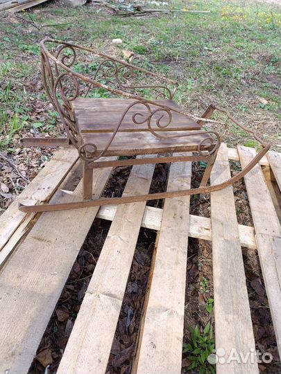 Санки старинные кованые