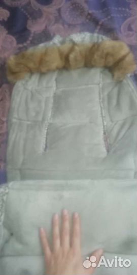 Зимний конверт в коляску