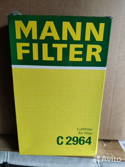 Фильтры mann салона и воздушный (новый)