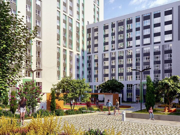 1-к. квартира, 60,2 м², 2/23 эт.