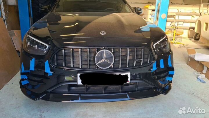 Сплитер мерседес w213 brabus