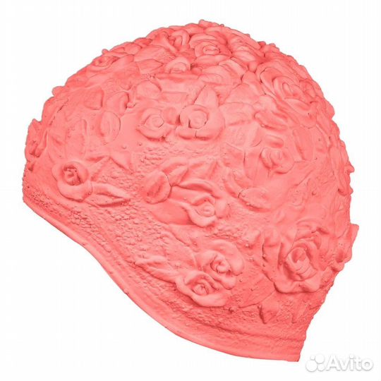 Шапочка для плавания женская с объемным рисунком