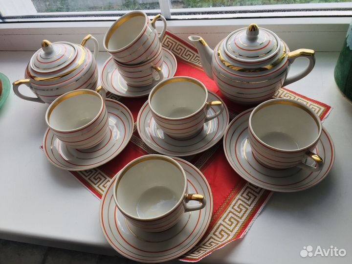 Сервиз чайный Вербилки Радиоволны