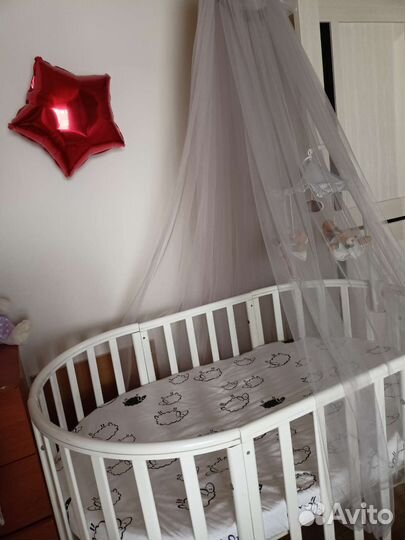 Кроватка-трансформер детская