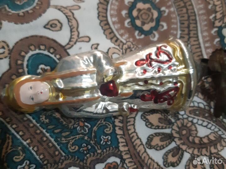 Елочная игрушка царевна СССР советская