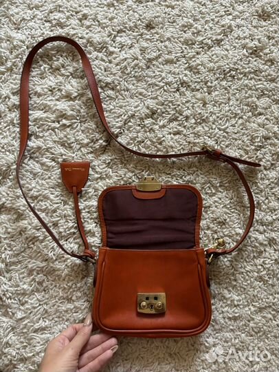 Massimo dutti сумка кроссбоди нат.кожа оригинал