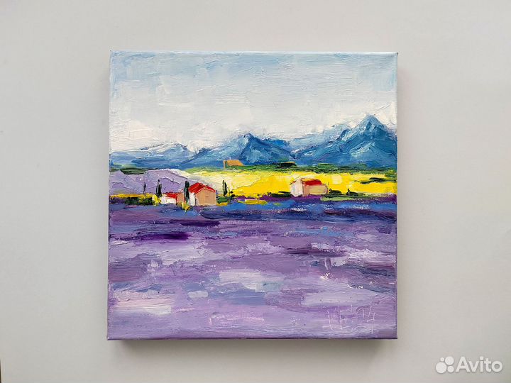 Картина маслом Лавандовое поле Пейзаж