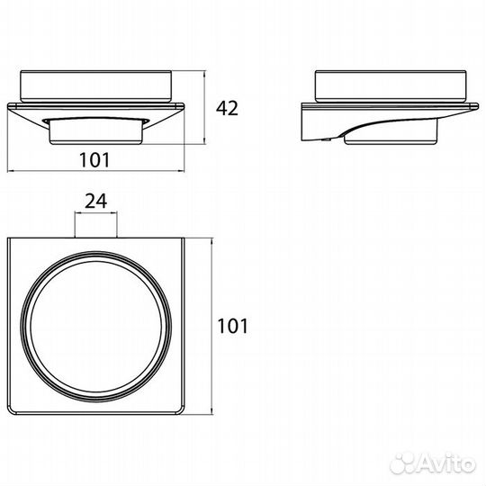 Emco Art подвесная мыльница хрустальное стекло пр