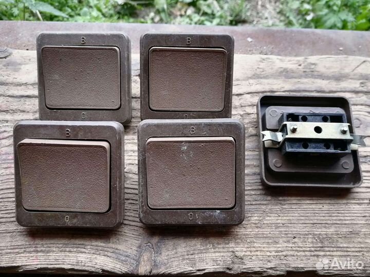 Розетки и выключатели СССР