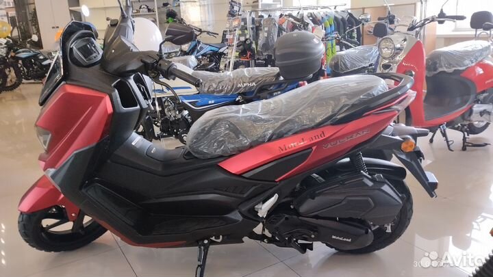 Скутер vulkan 150 красный