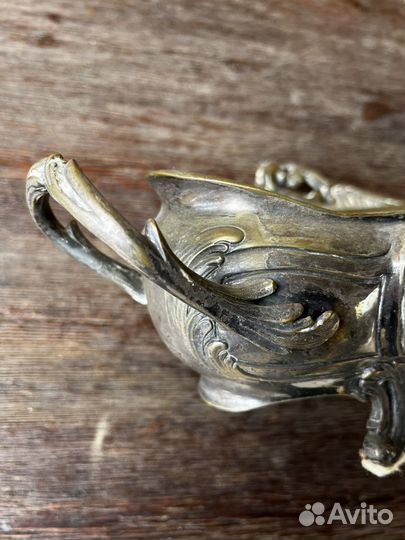 Кашпо антикварное бронза