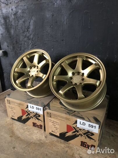 XXR 551 16x8 ET21 4x100/114.3 Gold