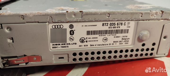 Магнитола Audi A4 B8 Audi A5 8T