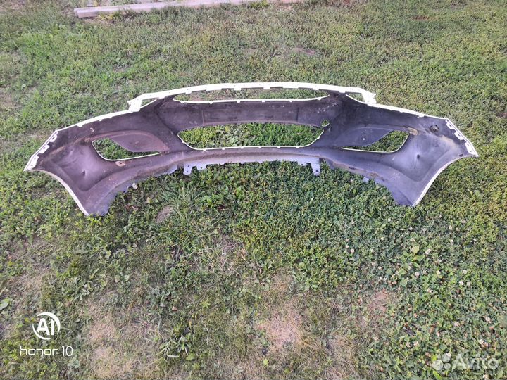 Бампер передний на hyundai solaris