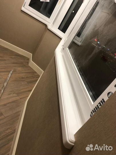 Подоконник из искусственного камня из кварца