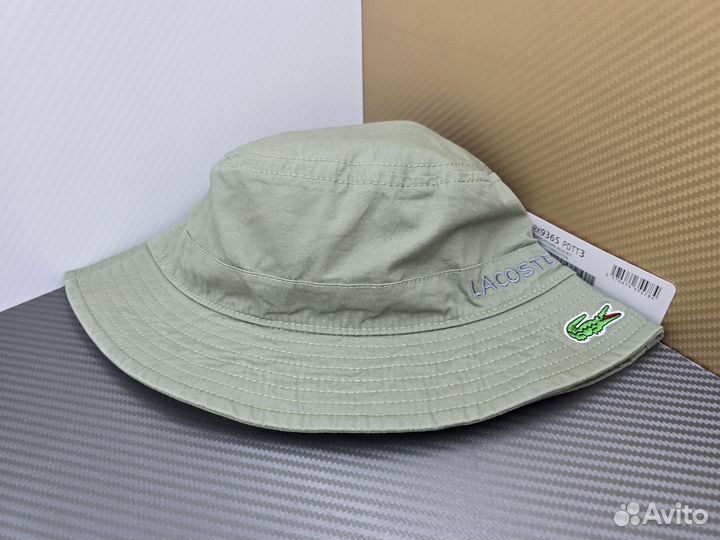 Панама Lacoste оливковая