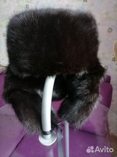 Мужская шапка ондатра