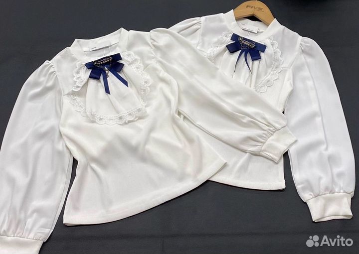 Школьная нарядная блузка, 128-146