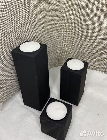 Подсвечник деревянный (Свечи в подарок )