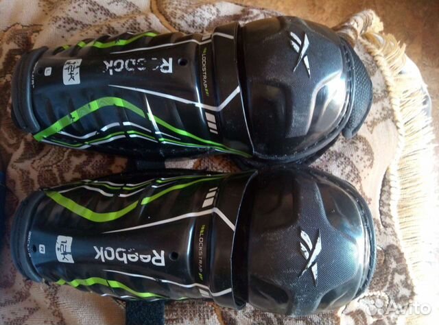 Щитки хоккейные Reebok 12k lockstrup размер 8'',20