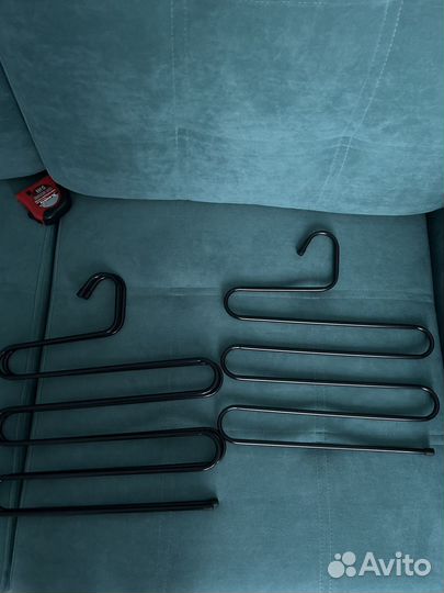 Плечики тремпель вешалка металлические для брюк